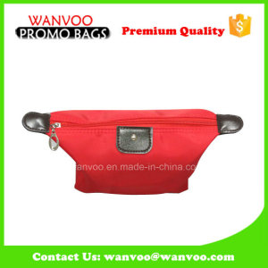 2015 Waterproof Nylon Material Makeup Type Fashion Red Cosmetic Bag